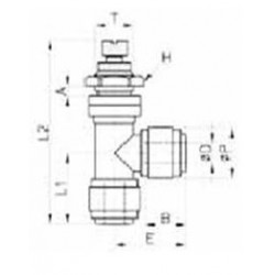 HSLB-I - FluidFit HSLB Elbow bulkhead flow regulator (inch)